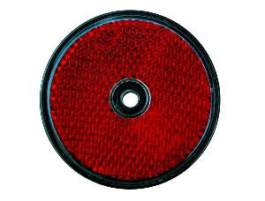 Réflecteurs rouges ronds 6 cm
