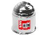 Cache boule PVC chromé