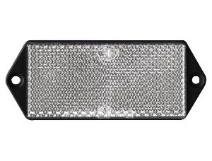 Réflecteur blanc rectangle 2 pcs
