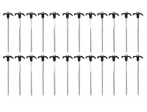 Piquets de tente 24 pièces