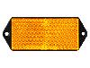Réflecteur orange rectangle 2 pcs