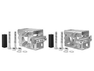 2 Pinces de fixation pour déplace caravane 50x50 