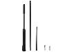 Antenne aluminium noir 16 cm