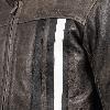 Cuir Rétro Gris-Blanc