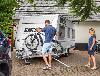 Rampe de chargement pour porte-vélo sur flèche