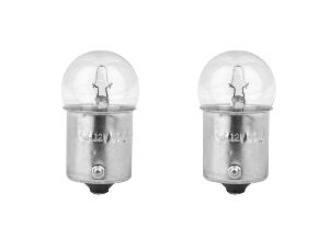 Jeu de 2 ampoules 12v 10w ba15s