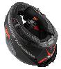 CASQUE INTEGRAL GO RIDER STREAM SOLID BLACK&RED MATT