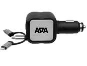 Adaptateur allume-cigare avec câble de recharge universel