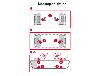 Kit de fixation pour 2 plaques d'immatriculation