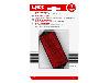 Réflecteur rouge rectangle 2 pcs