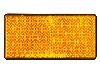 Réflecteur orange rectangle à coller