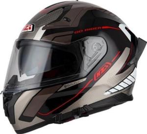CASQUE INTEGRAL GO RIDER STREAM DUO MOTION BLACK&ANTRACITE&WHITE