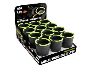 Cendrier gobelet fluorescent