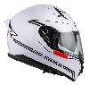 CASQUE INTEGRAL GO RIDER STREAM SOLID NOUVEAU WHITE