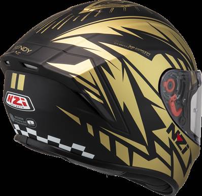 TRENDY 2 FLAG NOIR&GOLD MAT