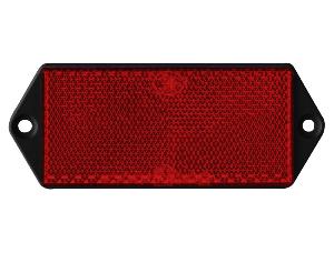 Réflecteur rouge rectangle 2 pcs