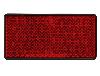 Réflecteur rouge rectangle à coller