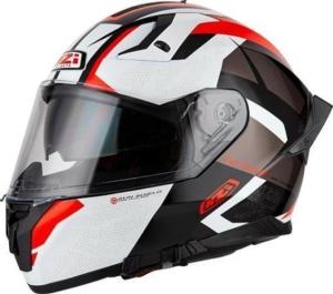 CASQUE INTEGRAL GO RIDER STREAM DUO TRIDENT BLACK&GREY&RED