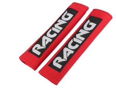 Fourreaux de ceinture Racing, rouge, 2 pcs