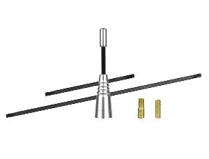 Mini antenne aluminium 3 tailles