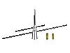 Mini antenne aluminium 3 tailles