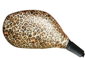 Housse décorative effet léopard ron