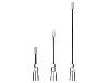 Mini antenne aluminium 3 tailles