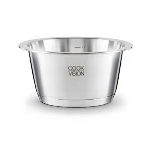 Casserole empilable cookvision 16 x 8,5 cm de 1,3 litres en Inox