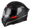 CASQUE INTEGRAL GO RIDER STREAM SOLID BLACK&RED MATT