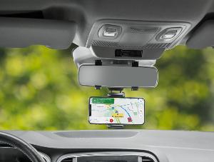 Support smartphone pour rétroviseur