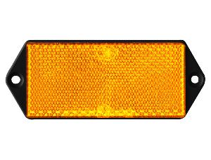 Réflecteur orange rectangle 2 pcs