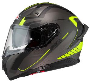 CASQUE INTEGRAL GO RIDER STREAM DUO MOTION ANTRACITE&BLACK&YELLOW MATT